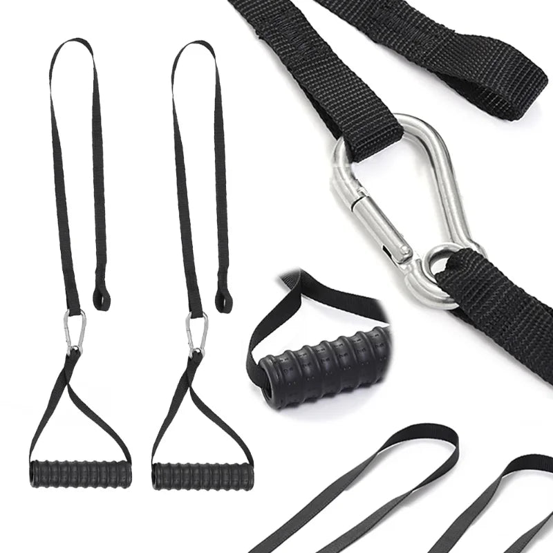 Kit Puxador para Pull Down e Tríceps com Barra de Puxadores